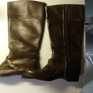 Ralph Lauren Brown Heeled Boots